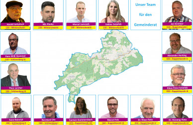 Das team der FDP Ruppichteroth für die Kommunalwahl 2020