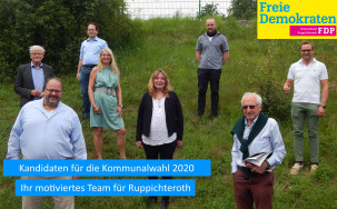 Kandidaten der FDP-Ruppichteroth für die Kommunalwahl 2020