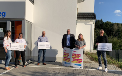 Spendenübergabe an Bürgervereine und Heimatverein